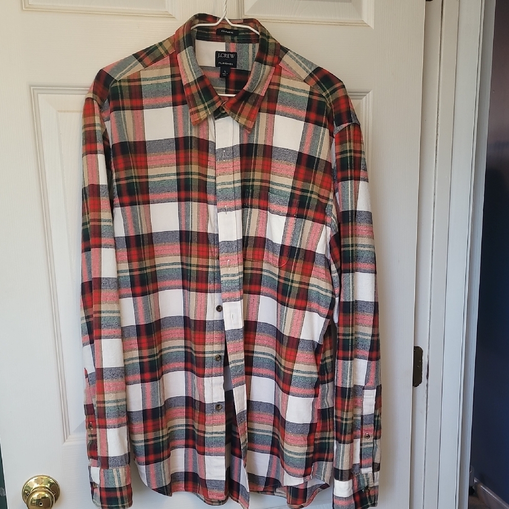 J. Crew Multicolor Plaid Shirt